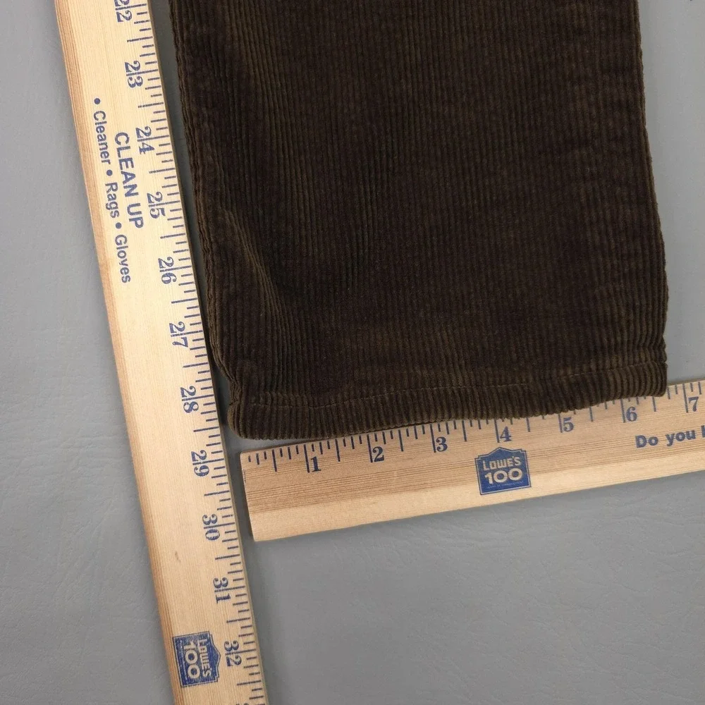 Polo Ralph Lauren Corduroy Chino Pants Mens 34x30 Brown 5 Pocket Stretch